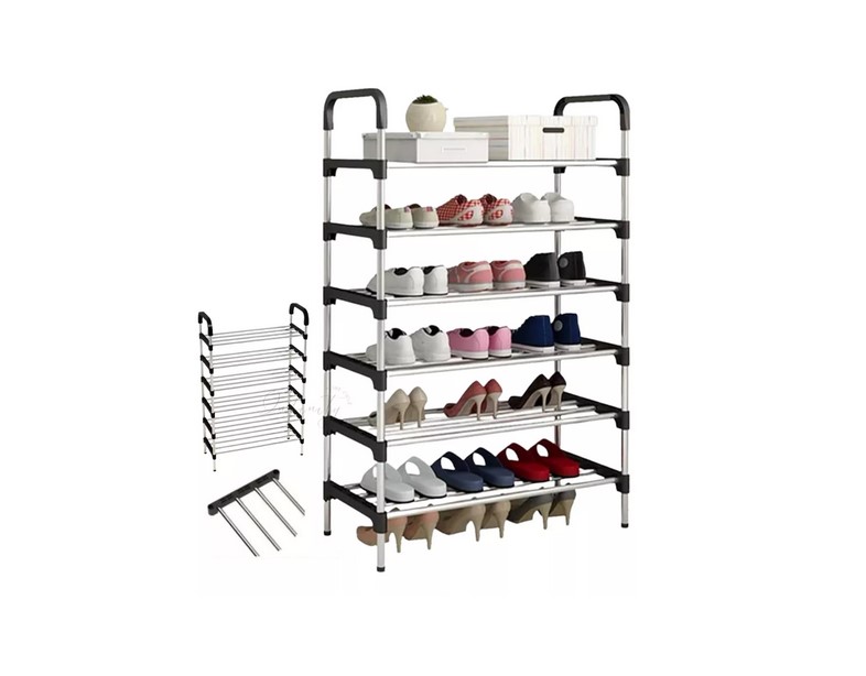 Zapatera 6 Niveles Apilable Estante - Imagen 2