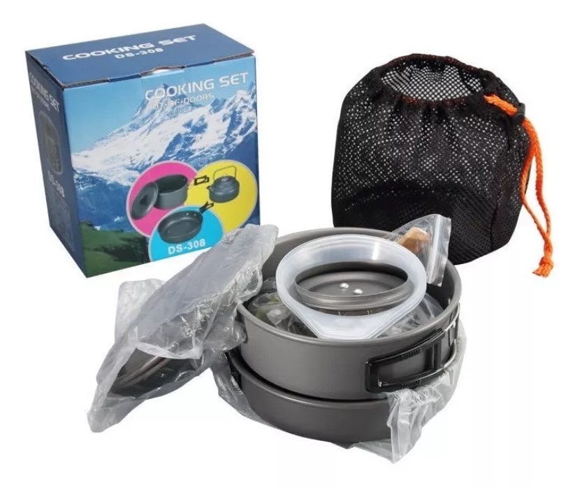 Set Ollas Outdoor Camping Cocinilla Uten - Imagen 3