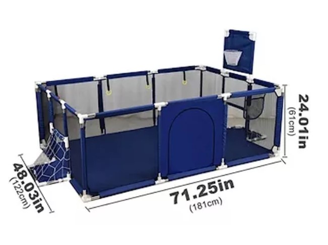 Corral Seguridad Bebes con aro de basket - Imagen 2