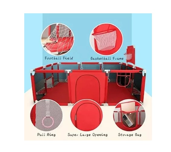 Corral Seguridad Bebes con aro de basket - Imagen 4