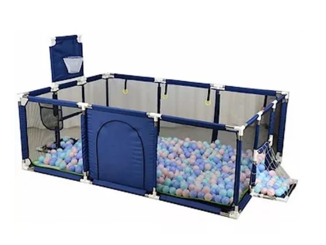 Corral Seguridad Bebes con aro de basket - Imagen 6