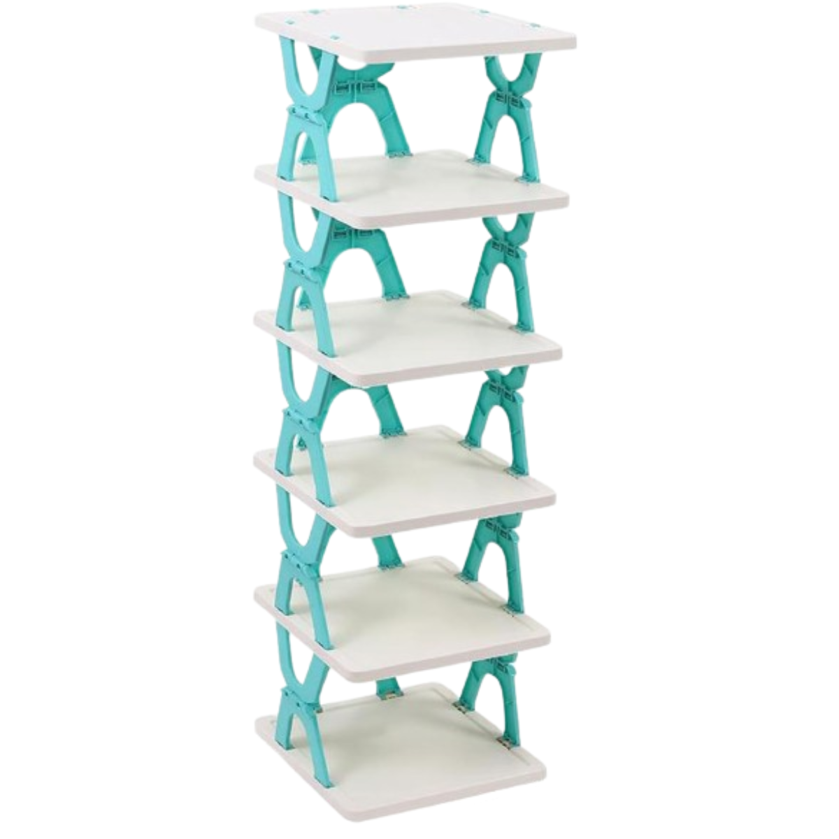 Zapatero 6 niveles horizontal plegable