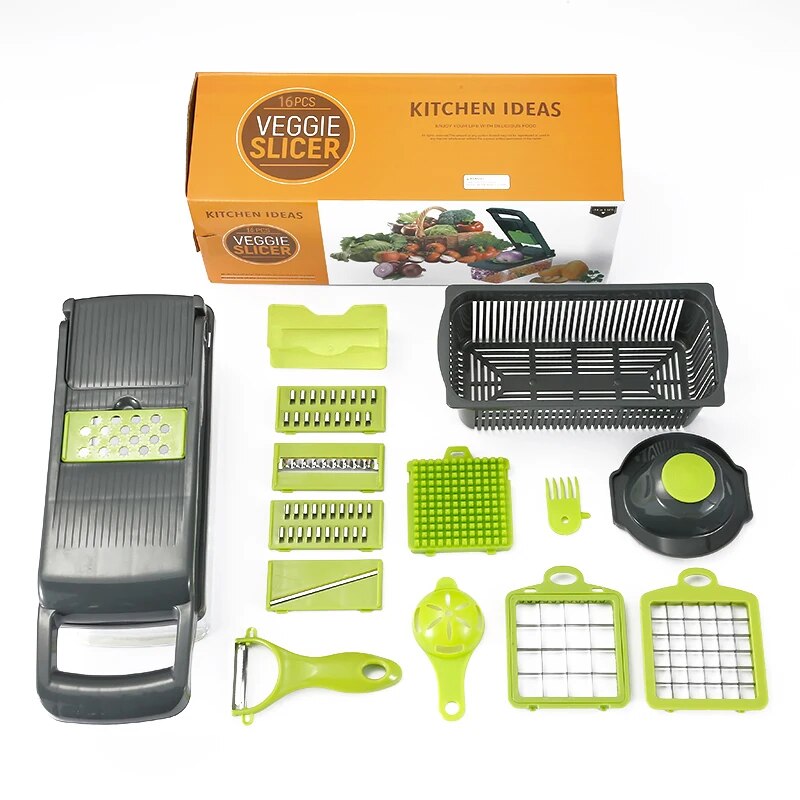 Picador 16 En 1 Mandolina NICER DICER - Imagen 3